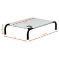 thumbnail image 2 of Go Pet Club Elevated Cooling Pet Cot Bed, Light Gray Heather, 2 of 3