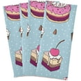 thumbnail image 2 of GZHJMY Cupcakes Yummy Colorful Kitchen Towel, Dish Towels Quick Drying Tea Towels Absorbent Hand Towels for Kitchen Sink Dinner Table 28 x 18 Inches, Set of 4, 2 of 7