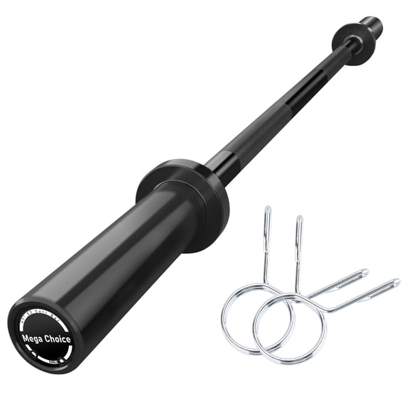 Olympic Barbell for Home Gym, 500LB to 1500LB Capacity with Copper Sleeves, for Weightlifting & Powerlifting (Multiple Sizes: 4FT Short Bar, 47" EZ Curl B-ar, 7FT Power B-ar)