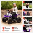 thumbnail image 6 of FRP FA40-NEO 40cc Teen Gas ATV, Gas Powered 4 Wheeler for Teens 13+, 4-Stroke Beginner ATV, Up to 13 MPH, Adjustable Speed, Safety Switches, Front & Rear Brakes - Purple, 6 of 8