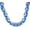 Blue/Silver, variant on Hip Hop Rapper Plastic Chunky Chain Detachable Fake Thick Big Chains Necklace Jewelry Party Costume Accessory for 80s 90s Punk Style Halloween Silver 100cm/39.4"