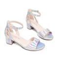 thumbnail image 3 of Sandalia DREAM PAIRS KKUMHS2505 para Niñas Plata Metálico Tacón de 4 cm, 3 of 6
