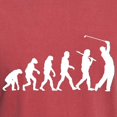 thumbnail image 3 of CafePress - Evolution Golf - Mens Comfort Colors Shirt, 3 of 5