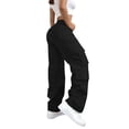 thumbnail image 6 of Juslio Pants for Women Floral Print Plus Size Straight Faux Jeans Stretchy High Waist Jeans,Sizes S-5XL, 6 of 9