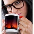 thumbnail image 2 of 3dRose, Sabino Canyon, 15oz Two-Tone Red Mug, 2 of 7