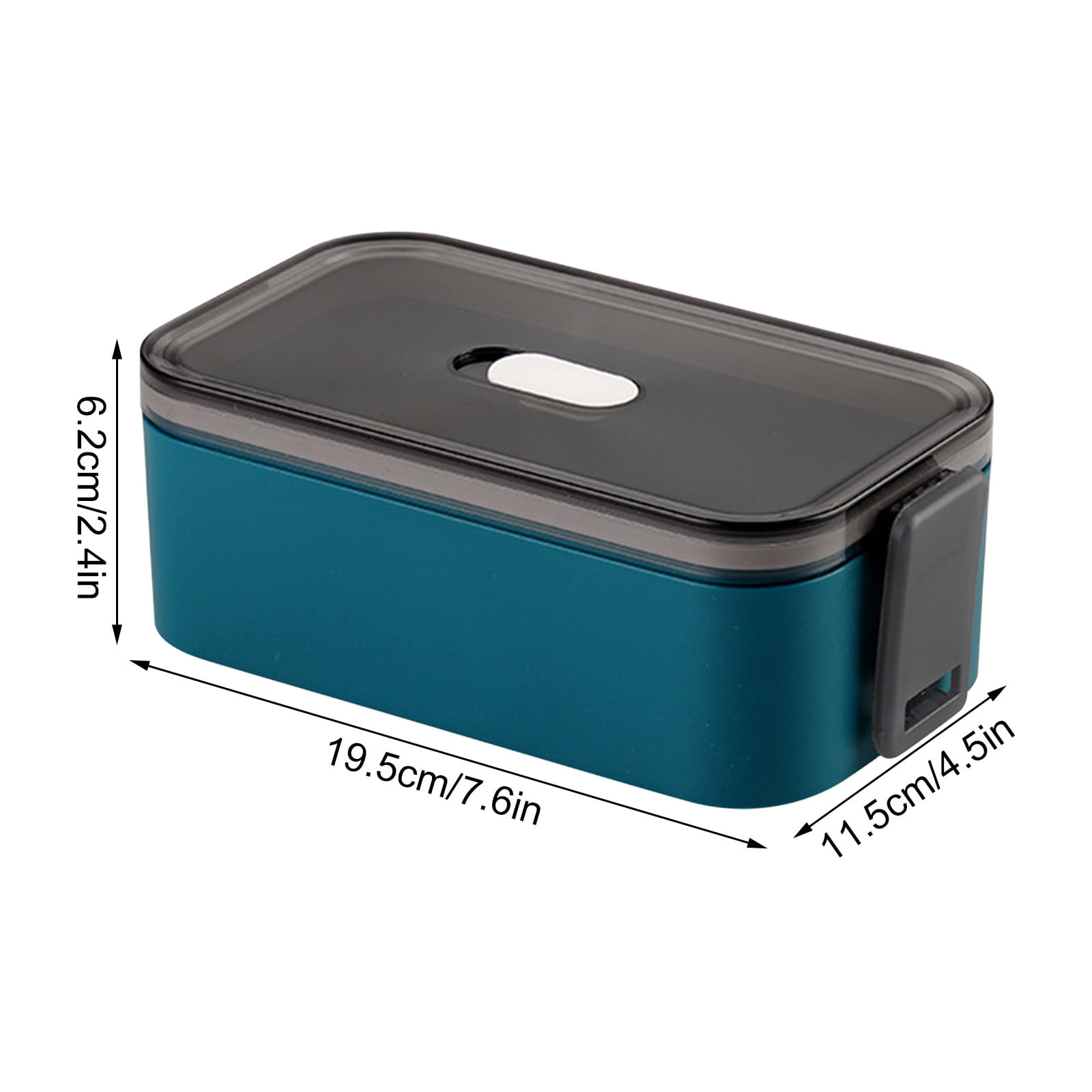 Fufafayo 3Pcs Bento Box, Double Layer Plastic Lunch Box For Adults, Microwave Safe And Leak Proof Food Container, Separated Compartments Meal Prep Box For Office Study Picnic