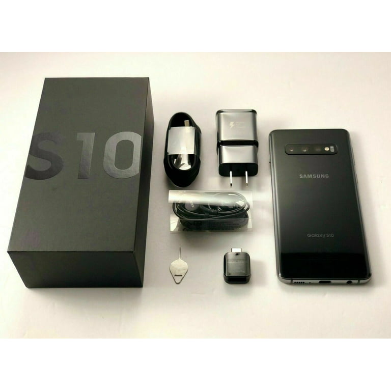 Fully Unlocked Samsung Galaxy S10 128GB (GSM+CDMA) SM-G973U (RETAIL BOX)