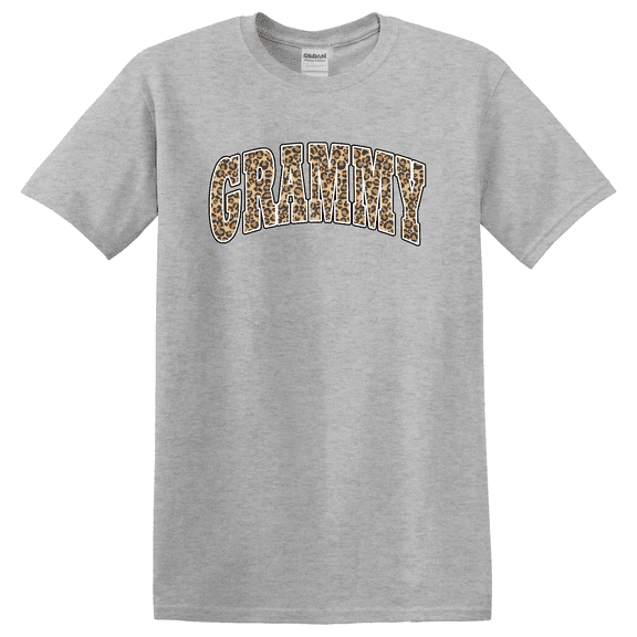 Leopard Grammy Cheetah Print Gigi Graphic T-Shirt