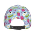 thumbnail image 6 of Daiia Strawberry And Flowers print Baseball Cap Men Women Golf Dad Hat Adjustable Original Classic Low Profile Hat Unconstructed Plain Cap, 6 of 9