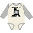 thumbnail image 3 of Inktastic Someone in Utah Loves Me Vacation Boys or Girls Long Sleeve Baby Bodysuit, 3 of 5