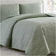 Mellanni Bedspread Set Lightweight, Comfort, Olive Green, King/Cal