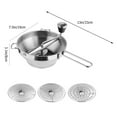 thumbnail image 2 of Stainless Steel Stirrer Hand Crank Miller Sweet Potato Ricer Baby Kitchenware Grinder Garlic Press Juicer Machines Pumpkins, 2 of 6