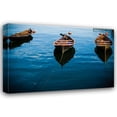 thumbnail image 1 of Bob Stefko 32x23 Gallery Wrapped Canvas Wall Art Titled - Fishing Boats II, 1 of 4