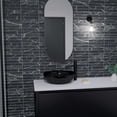 thumbnail image 5 of The Tile Life Lyrical 4.5 in x 4.5 in Marquina Matte Fluted Porcelain Tile Sample 1 Piece, 5 of 17