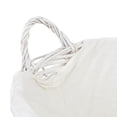 thumbnail image 2 of Home Basics Laundry Wicker Basket with Removable Liner, White, 2 of 6
