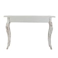 thumbnail image 6 of DeeHome 46" x 16.5" x 30" Slimline Whitewash Console Table, for Hallway Living Room Bedroom, 6 of 9