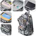 thumbnail image 4 of Cute Border Collie Pattern Backpack for School,Cute School Bag,Schoolbag with Adjustable Shoulder Straps & Padded Back,16.9 Inch, 4 of 5