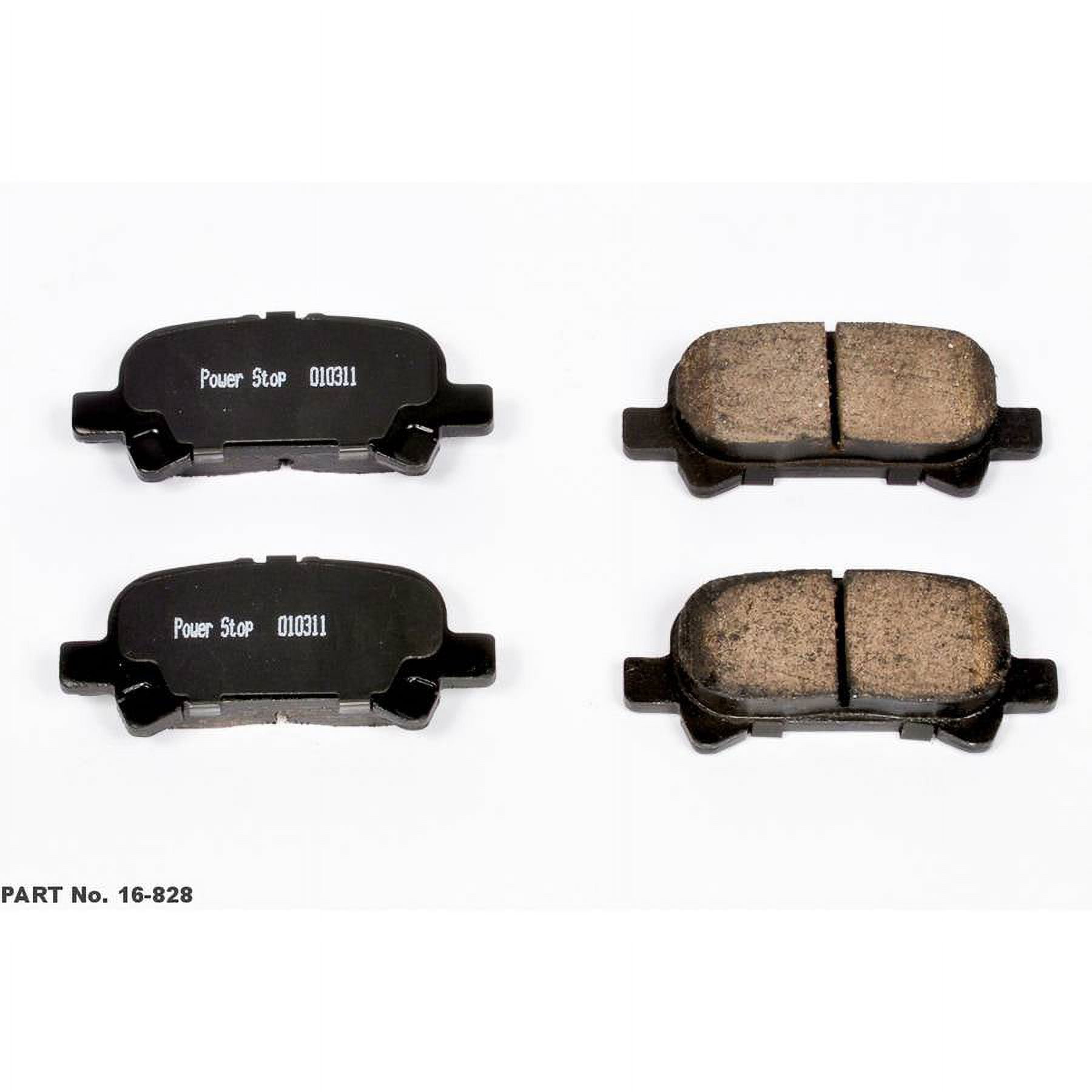 Power Stop Rear Z16 Evolution Ceramic Brake Pads 16-828