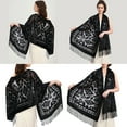 thumbnail image 2 of Elegant Women Shawl Shoulder Wrap for Evening Dress Traditional Ethic Styled Scarf for Wedding Guests or Bridesmaids, 2 of 9