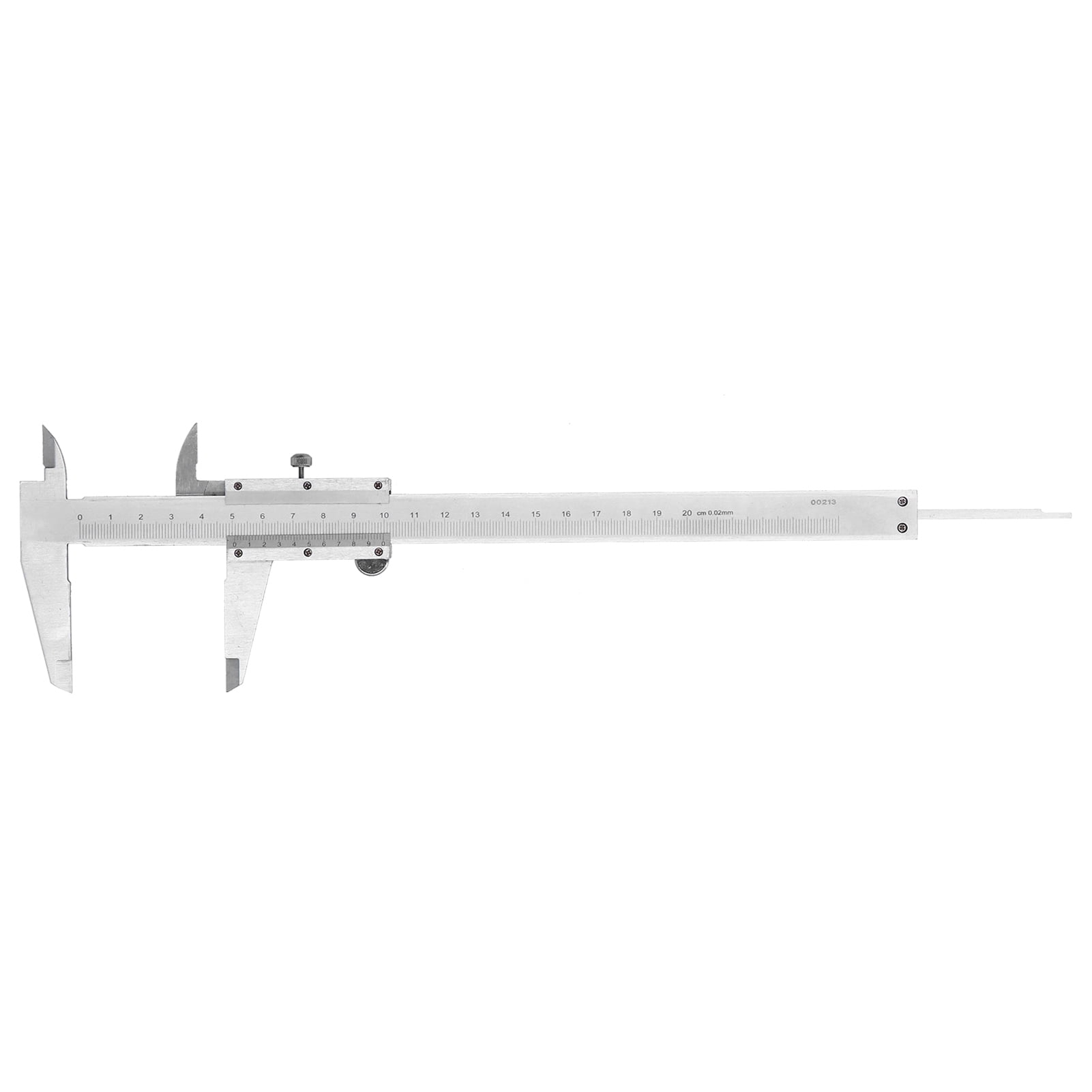 Sorven Vernier Scale High Carbon Steel Vernier Scale Measurement Gauge Ruler Tool for Workpieces Width 0-300mm