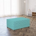 thumbnail image 3 of Orient Foldable Mattress, Geometric Eastern Motif, 74.8" x 39.4", Pale Teal White, by Ambesonne, 3 of 6