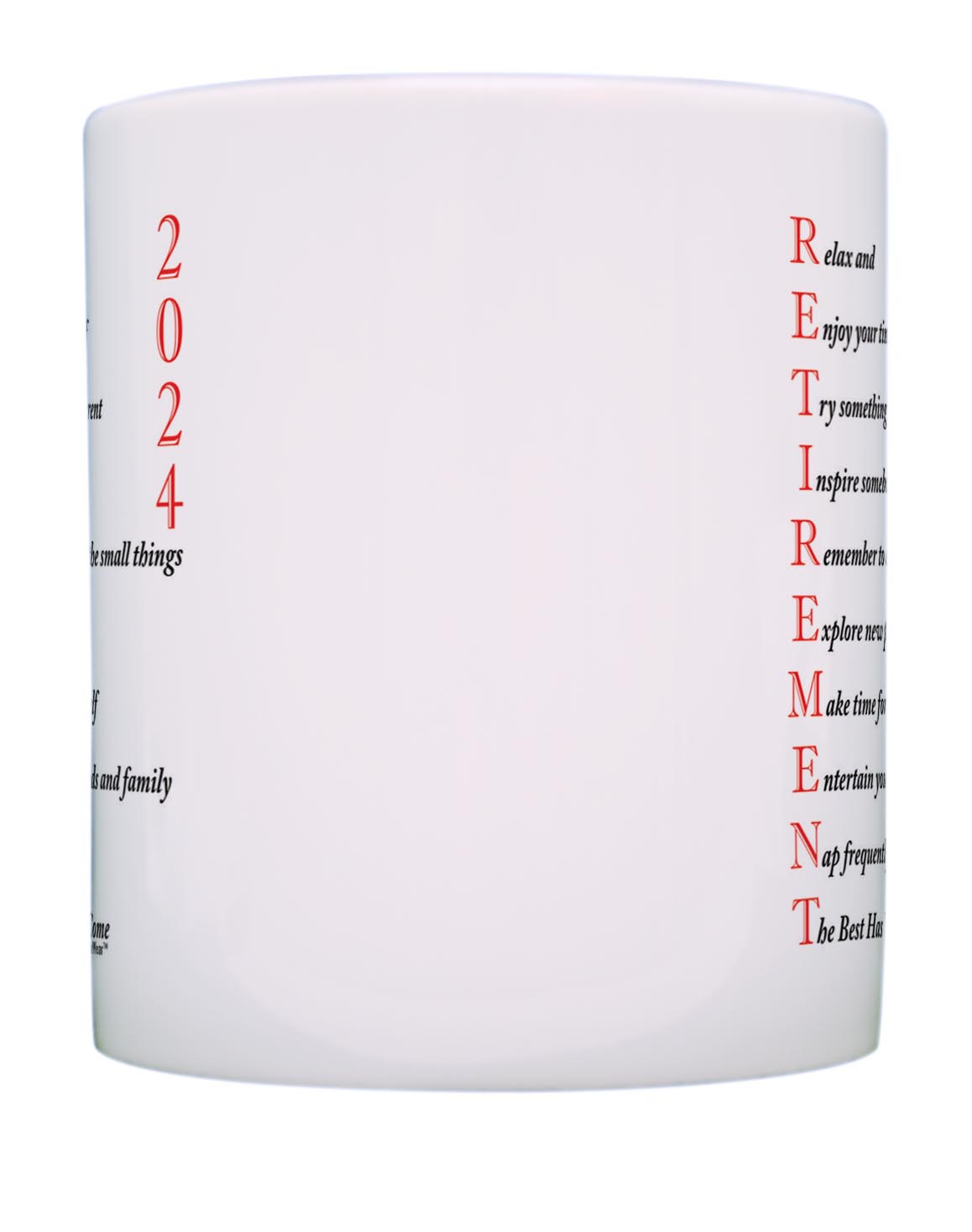 Retirement Gifts for Women or Men Retirement 2024 Retired Poem Retirement Gift Ideas for Coworker Gift 11oz Coffee Mug Tea Cup White - image 4 of 7