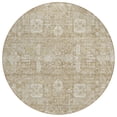 thumbnail image 2 of Addison Rugs Chantille Indoor/Outdoor Transitional Panel Beige Washable Round Rug, 8' x 8', 2 of 5