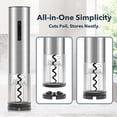 thumbnail image 3 of QIKPCK Electric Wine Opener Rechargeable&acirc;??USB-C Charging, Wine Opener Electric with Foil Cutter, Electric Wine Bottle Opener, Electric Corkscrew Wi, 3 of 6