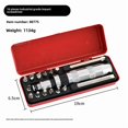 thumbnail image 1 of 16-Piece Impact Screwdriver Bit Set with Iron Storage Case - Chromium-Vanadium Steel Construction for Rusty Screw Removal, Durable Hardware Tools Kit for DIY & Professional Use, Compact & Portable, 1 of 6