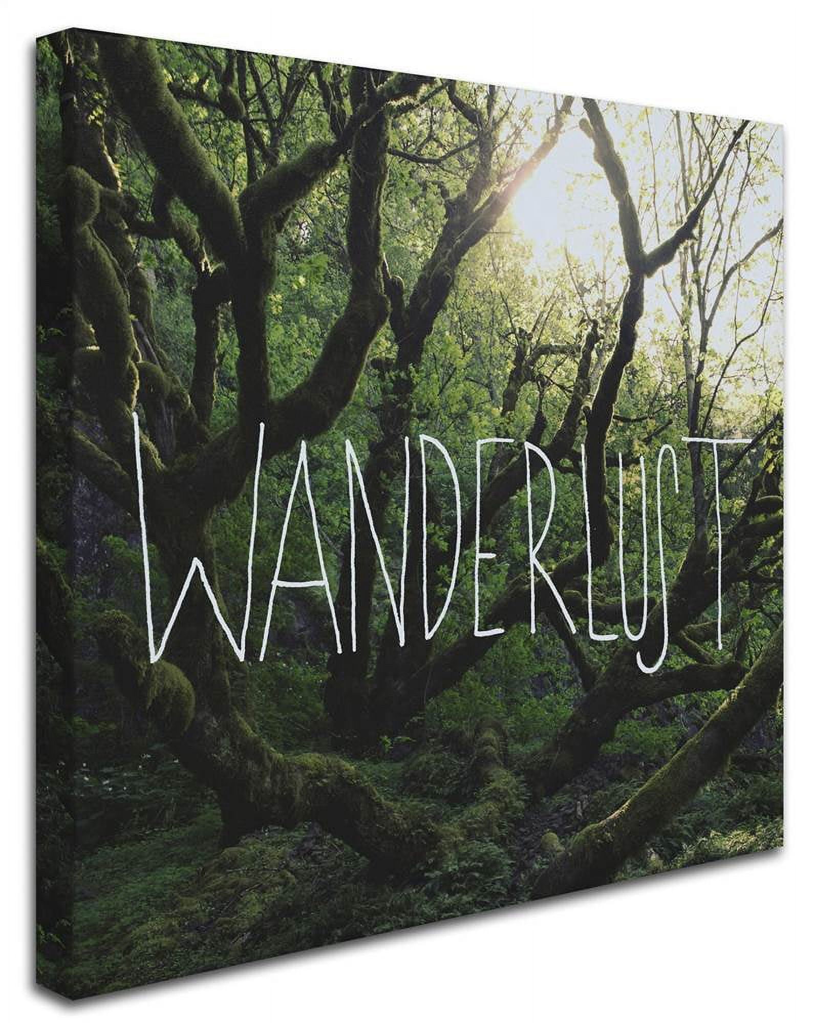 Trademark Fine Art "Wanderlust" Canvas Art by Leah Flores