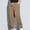 #323-Brown, variant on Men's Solid Color Cotton Vintage Cargo Pants with Elastic Waist Loose Fit Multi-Pocket Casual Trousers Black Gifts for Father 3X