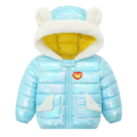 

Toddler Boys Long Sleeve Cartoon Hooded Jacket Coat Outfits