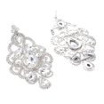 thumbnail image 2 of Large Rhinestone Drop Earrings, 2 of 2