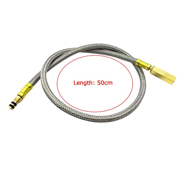 Adaptador de manguera de tubo de extensión para accesorios de gas de tanque de camping al aire libre (50 cm)