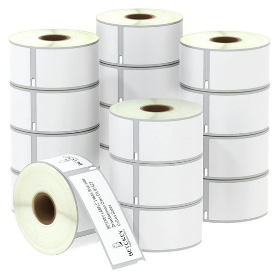 Compatible DYMO 30321 (1-4/10" x 3-1/2") Address Labels, Strong Adhesive & Perforated, Compatible with DYMO Labelwriter 450, 4XL, Rollo & Zebra Desktop Printers [16 Rolls/4160 Labels]