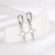 thumbnail image 5 of Pendientes colgantes de metal de cobre Qarigey plateados ligeros y ajustables, 5 of 6