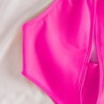 thumbnail image 6 of Sngxgn Women Ruffle Swimsuits Ruched Tummy Control Bathing Suits(Pink,XL), 6 of 9