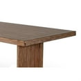 thumbnail image 3 of Yael Dining Table-60 Inch Rectangular Plank Top-Light Brown Mahogany, 3 of 7