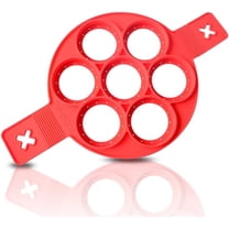 LQQBOX Pancake Molds Ring Fried Egg Mold Reusable Silicone Non Stick Pancake Maker Egg Ring Maker