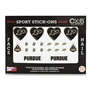 Purdue - Face and Nail Sport Stick-Ons