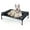 Charcoal/Black Mesh, variant on K&H Pet Products Original Bolster Pet Cot Elevated Dog Bed Chocolate/Black Mesh Medium 32 X 25 X 7 Inches
