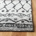 thumbnail image 3 of SAFAVIEH Tunisia Ermintrude Geometric Area Rug, Ivory/Black, 6'7" x 6'7" Square, 3 of 7