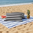 thumbnail image 5 of Outdoor Pillow Cover Stripe Set of 2 Waterproof Throw Pillowcases Geometric Black and White Decorative Patio Furniture Pillows for Couch Garden Indoor & Outdoor Use, 5 of 9