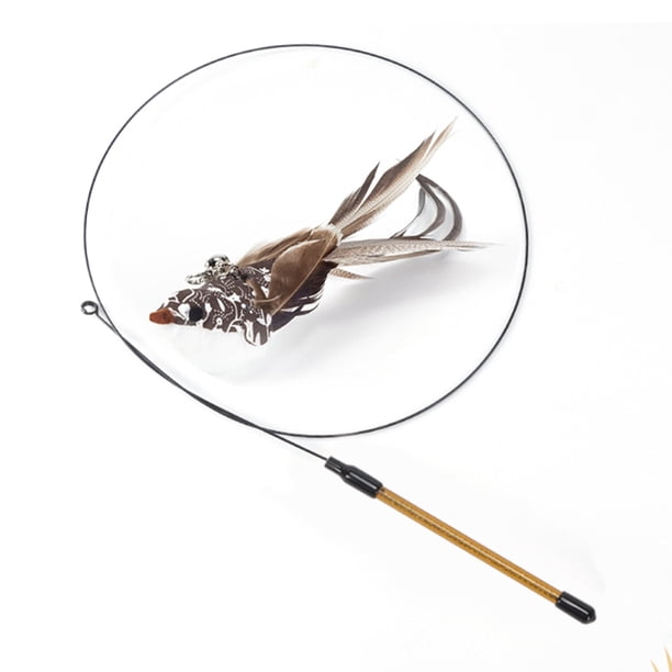 Simulación Interactiva De Pájaro, Divertido Gato De Juguete Con Campana, Pluma Artificial, Pájaro, Palo Para Gato, Juguete Para Gato, Suministros De Juguete Advancent PT002611-02