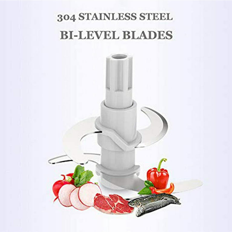220V Electric Vegertable Cutter With 5Set Stainless Steel Blade