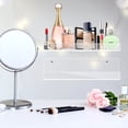thumbnail image 3 of Acrylic Floating Shelves Wall Mounted Clear Acrylic Shelves Hanging Storage Toys Books  for Bedroom Living Room 12" 6 Pcs, 3 of 7