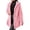 Pink, variant on Enjoytime Fleece Jacket Women Fall Winter Button Down Hooded Teddy Coat Soft Warm Casual Mid Length Long Sleeve Outerwear