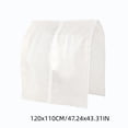 thumbnail image 3 of Garment Protector Dust Cover for Hanging Clothes, 1-Pack Plastic Suit Storage Bag with Zipper for Wardrobe, Closet Organization for Coats, Dresses, Jackets, Home Use, 3 of 7