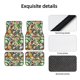 thumbnail image 4 of Fotbe Vegan1 Juego de 4 Tapetes para Auto con Estampado – Alfombrillas de Goma Reforzada, Diseño Antideslizante, Protección para Todo el Año – Vehículos, Autos, Camionetas y SUVs, 4 of 7