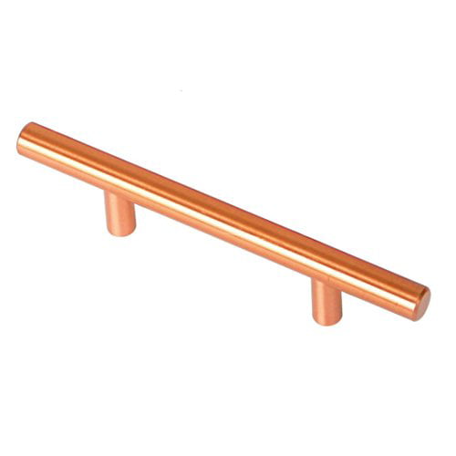 Satin Copper Cabinet Hardware Euro, Copper Cabinet Pulls 4
